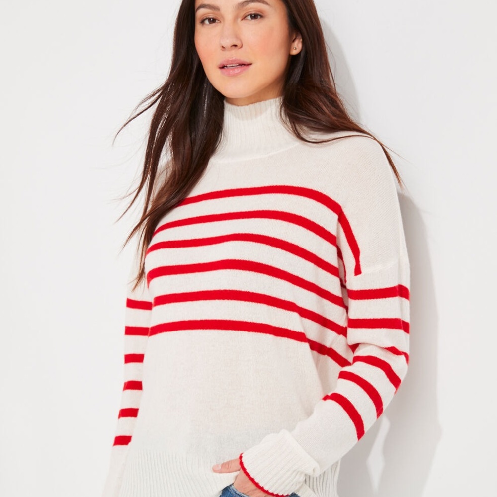 Vineyard Vines Cashmere Mock-neck Sweater